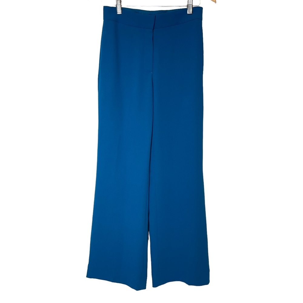𝅺COS Blue Dress Pants Wide leg Trousers Sz 2 office career wear
